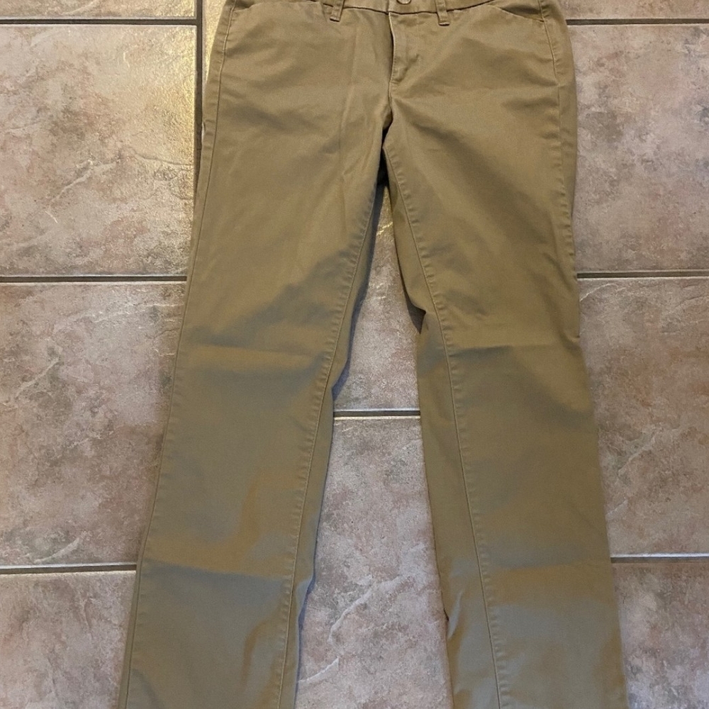 Tommy Hilfiger Tan Straight-Leg Pants
